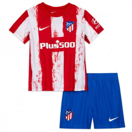 Billiga Fotbollströjor Atlético Madrid Barn Hemma tröja 2021/22 Kortärmad 